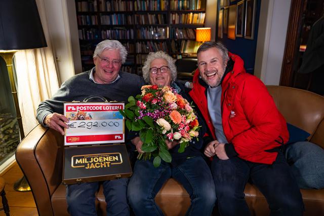 Do en Léon uit Dronten zondagavond door Winston Gerschtanowitz verrast met 292.000 euro