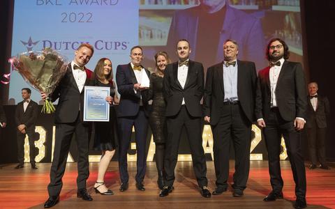 De leden van Bedrijfskring Lelystad wezen Dutch Cups aan als winnaar van de BKL Award.