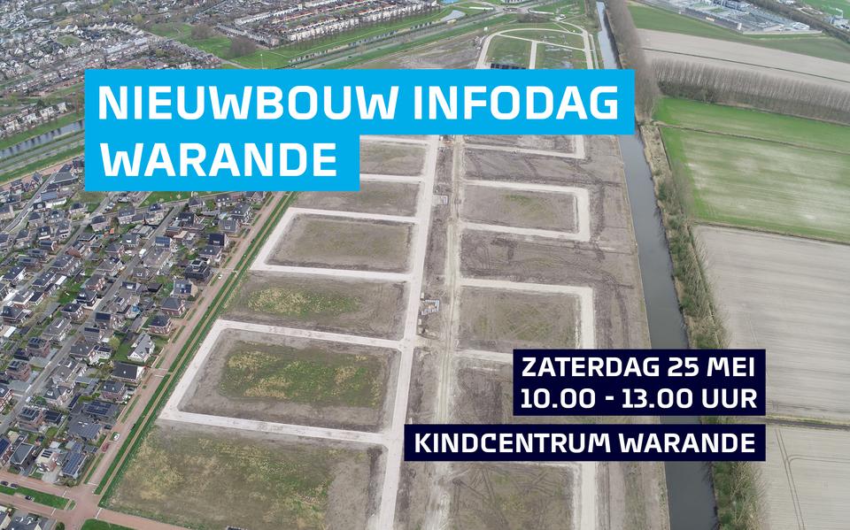 Op zaterdag 25 mei organiseert de gemeente een Nieuwbouw Infodag in het Kindcentrum Warande.