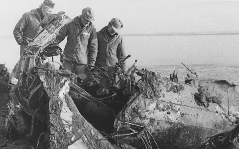 Na de drooglegging kwamen in de polders veel vliegtuigwrakken uit de Tweede Wereldoorlog boven water.