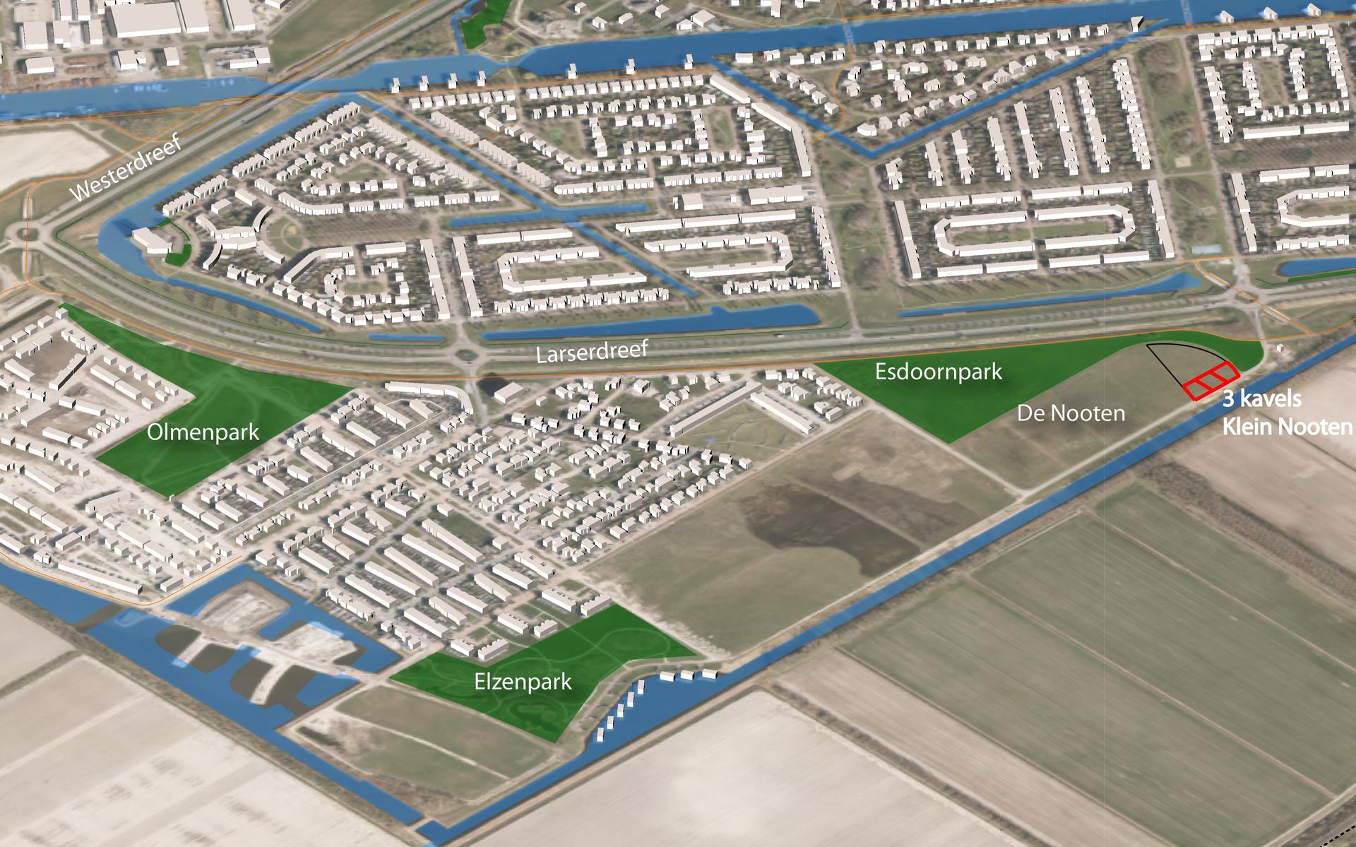 Kavels in Klein Nooten in Warande in verkoop