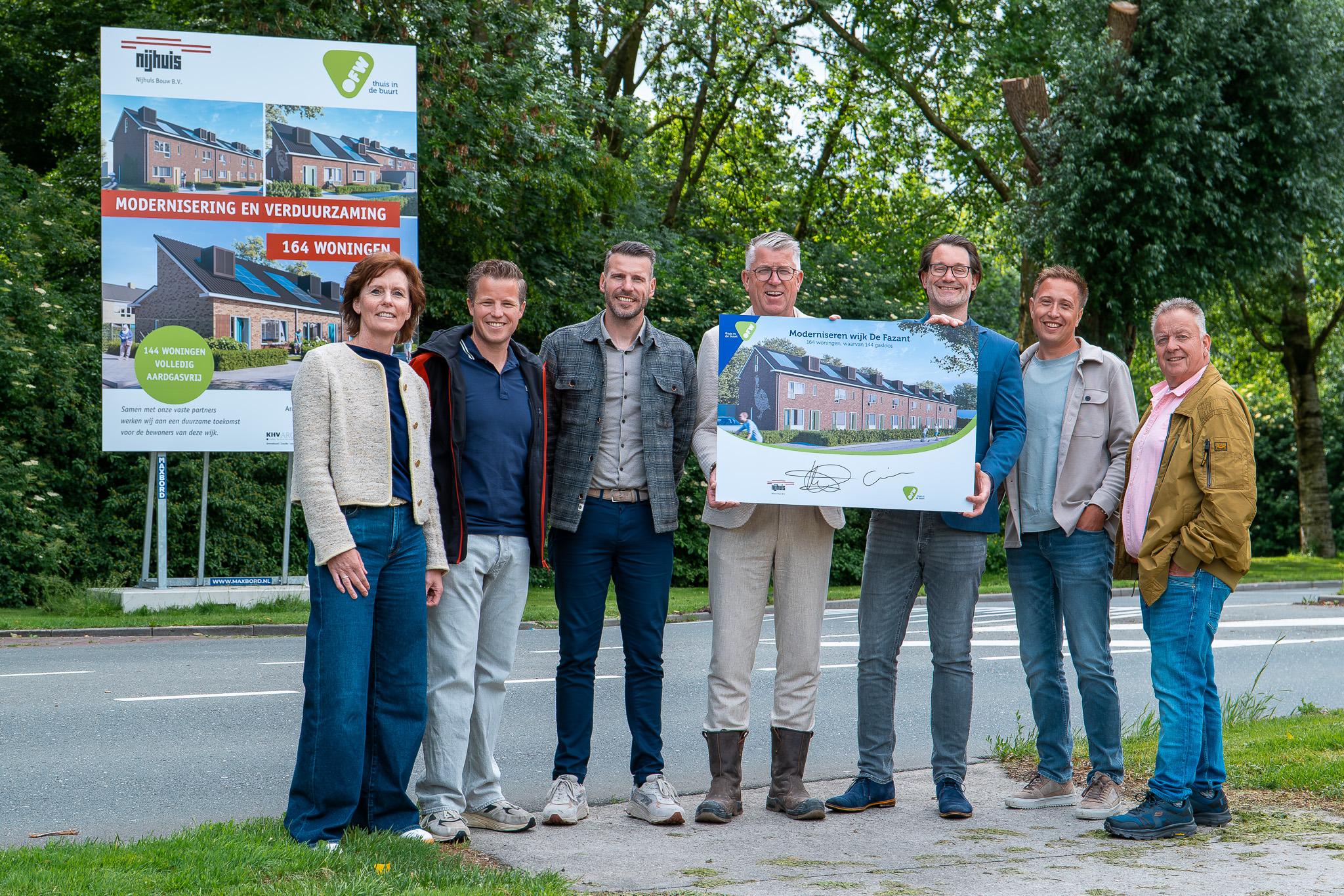 Oost Flevoland Woondiensten moderniseert ook De Fazant met Nijhuis Bouw