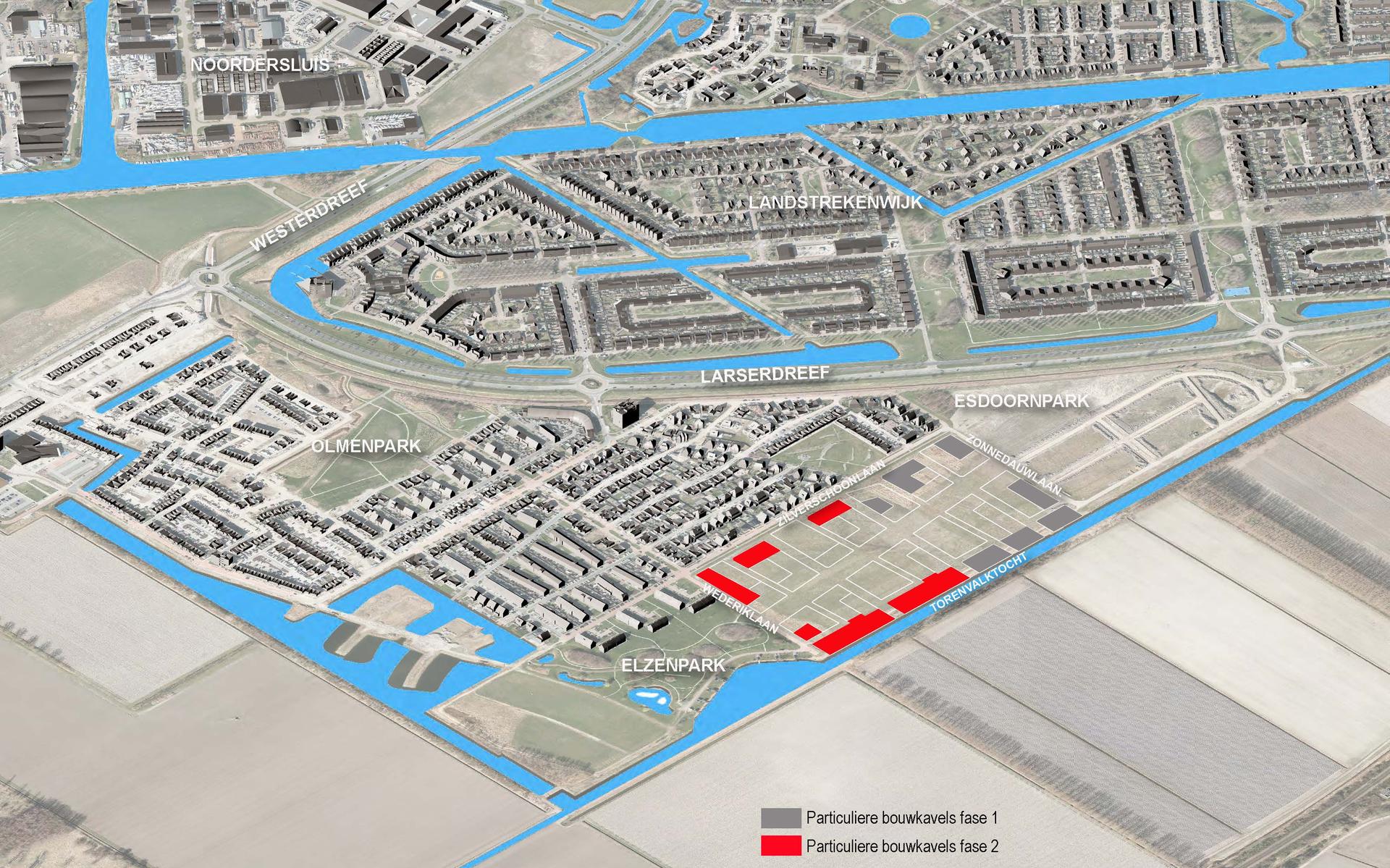 Lelystad geeft 24 particuliere bouwkavels uit in Groot Nooten in nieuwbouwwijk Warande