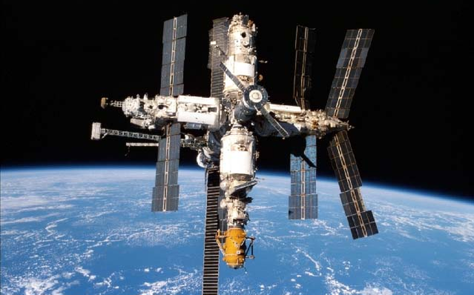 Het Mir ruimtestation.