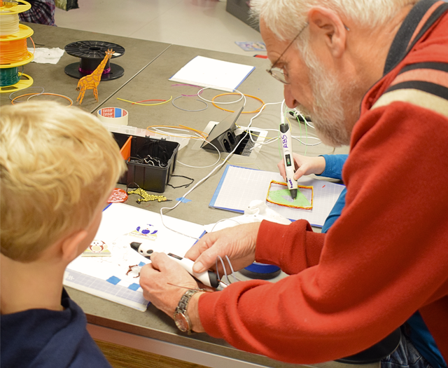 Mini Bibliolab in Swifterbant: creatief met 3D-pennen voor jeugd