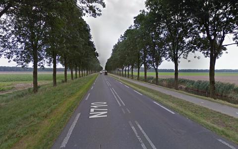 De Swifterweg tussen de Biddingringweg en de Rietweg.