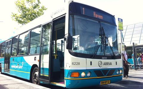 Arriva-bus in Lelystad.