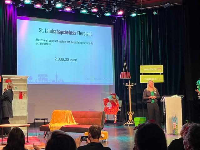 De Groene Sluis verdeelt ruim een ton aan winst over goede doelen in Lelystad